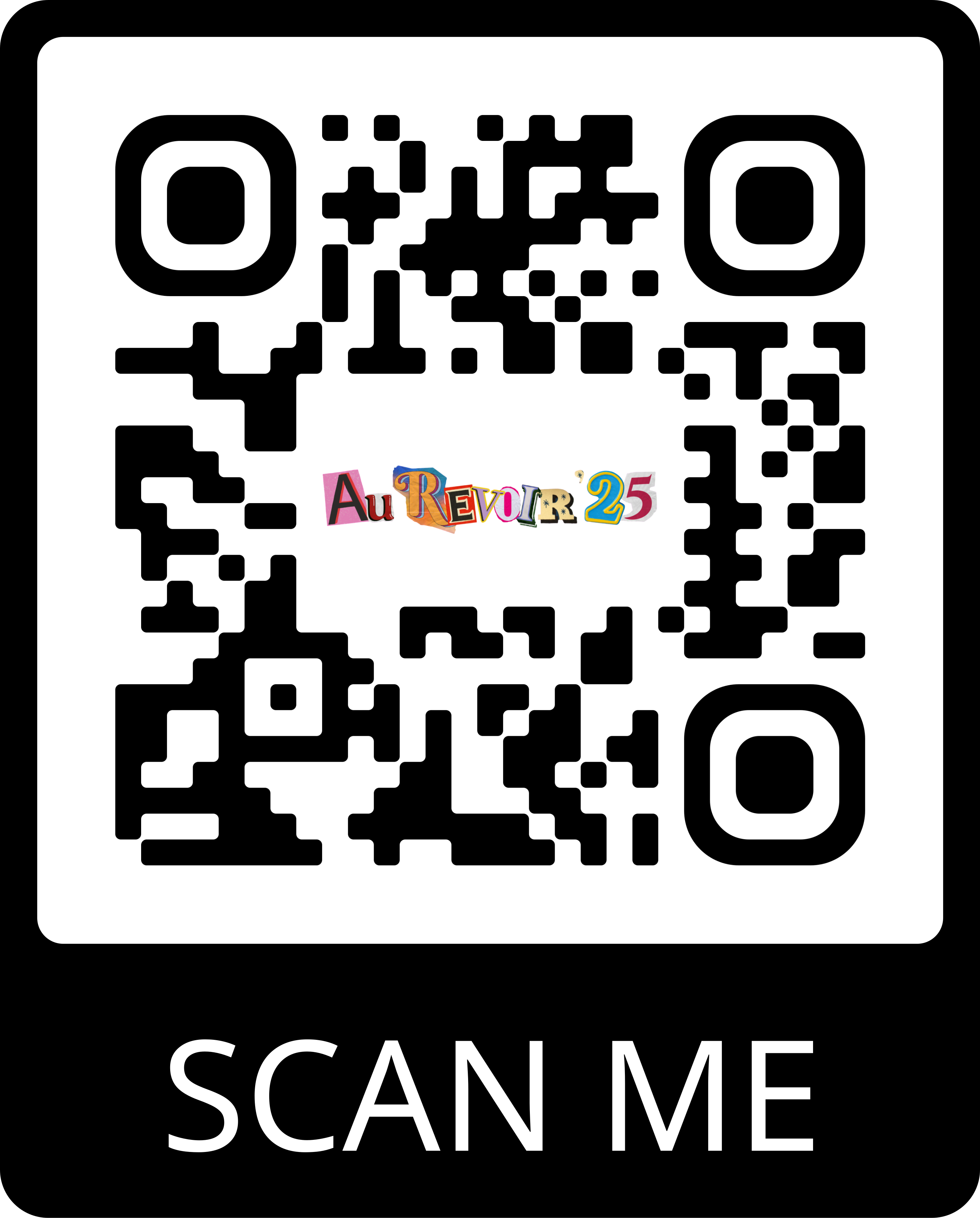Au Revoir 25 AR Gallery QR Code